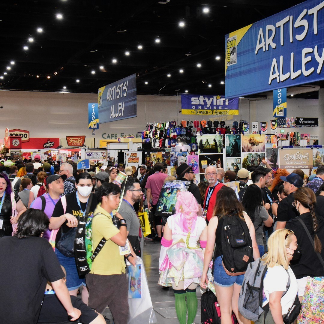 Imahe ng Exhibit Hall mula sa Comic-Con 2023