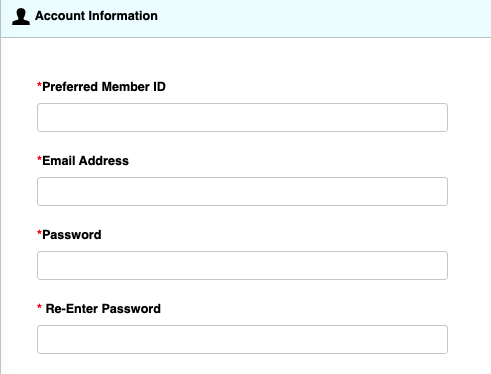 Informazioni sul conto ID membro Parte 1