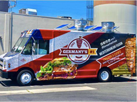 Imagen de camión de comida alemana Yum.