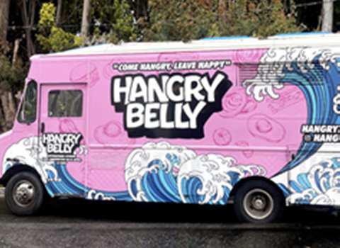Imagen del camión de comida Hangry Belly.