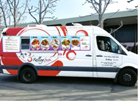 Rolling Sushi food truck image.