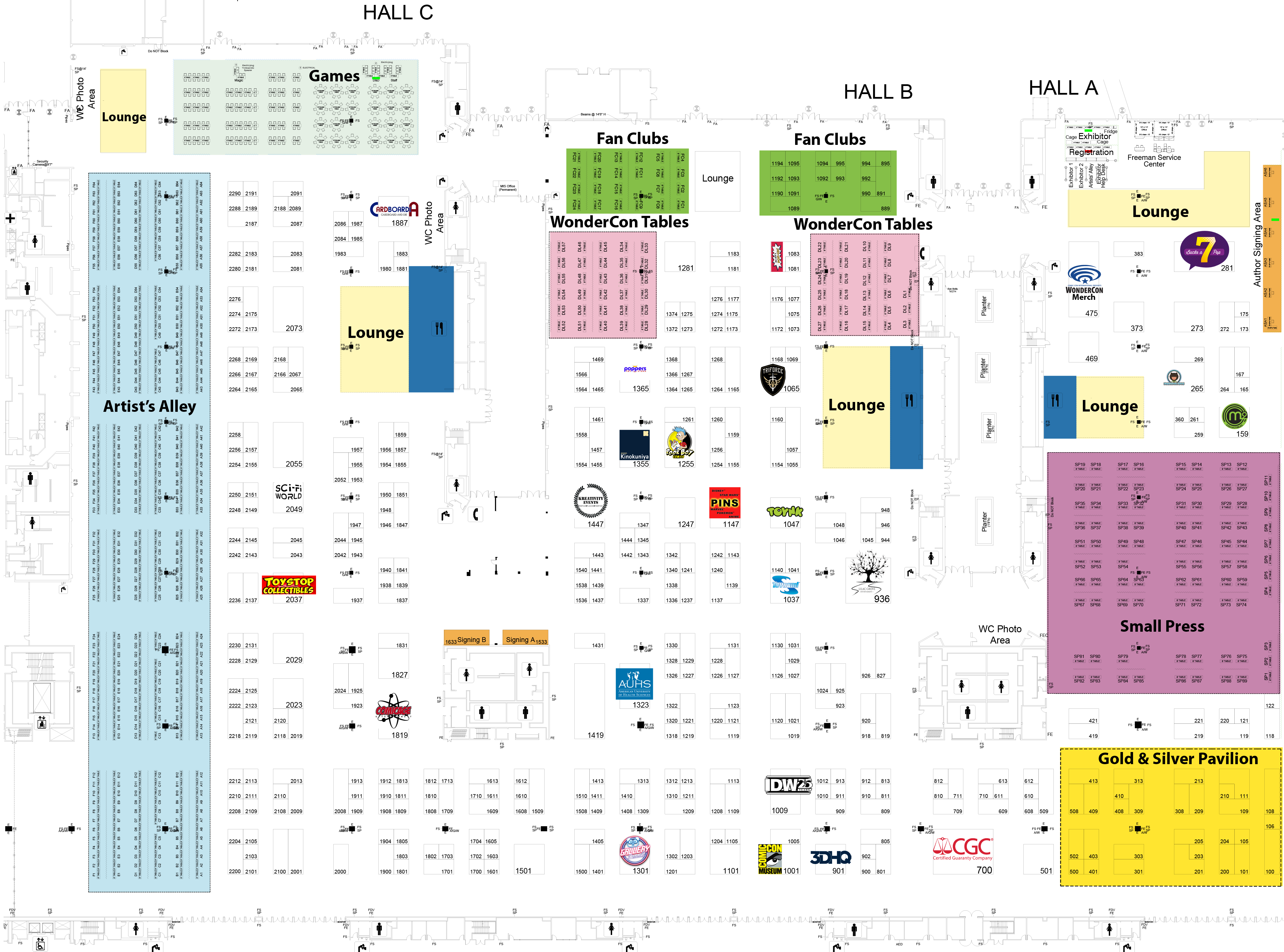 San Diego Comic Con 2025 Floor Map Blinnie