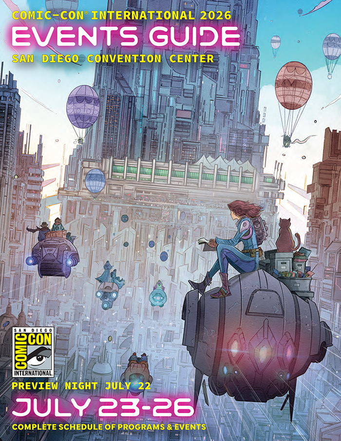 Comic-Con 2026 Events Guide Cover