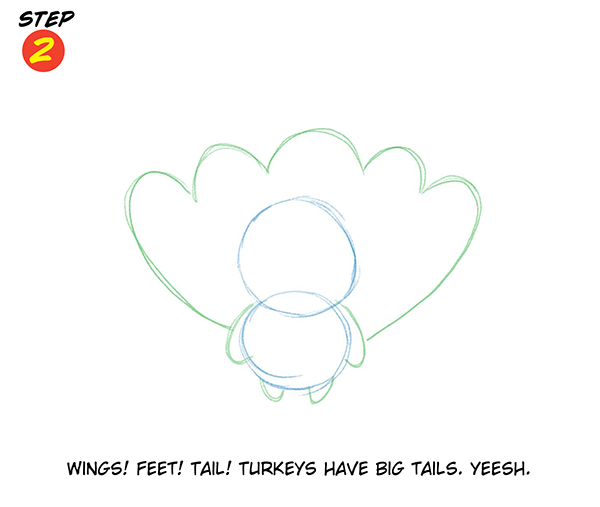 You Can Draw a Thanksgiving Turkey!