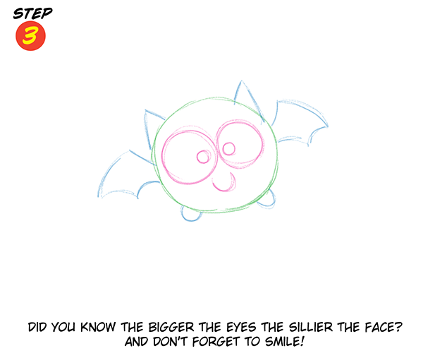 You Can Draw with Katie Cook 025 ... A Cute Bat