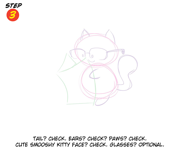 Katie Cook: How to Draw a Nerdy Cat
