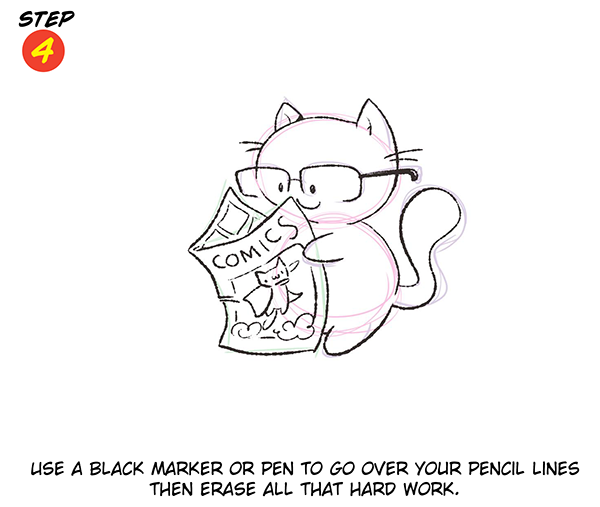 Katie Cook: How to Draw a Nerdy Cat