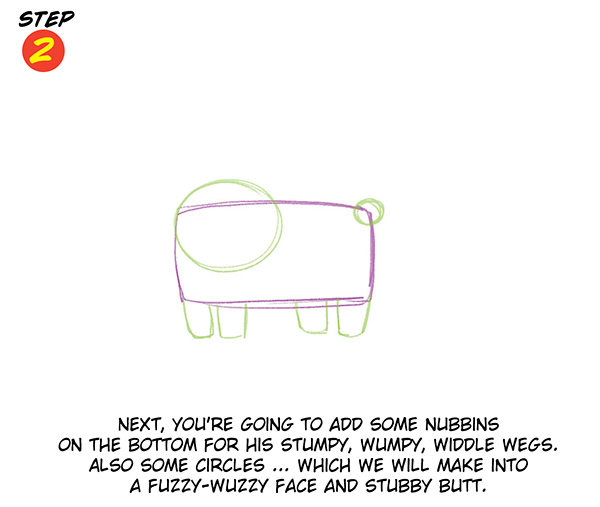 Katie Cook: How to Draw a Corgi in a Scarf