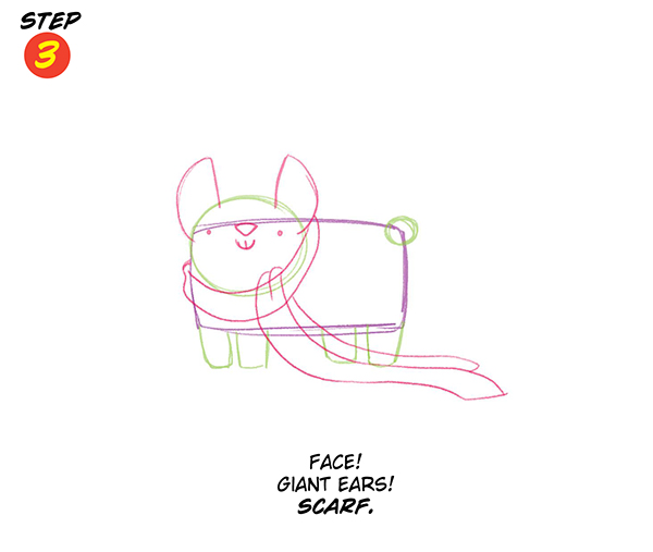 Katie Cook: How to Draw a Corgi in a Scarf