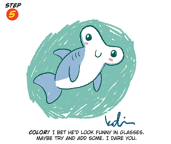 You Can Draw with Katie Cook: A Hammerhead Shark