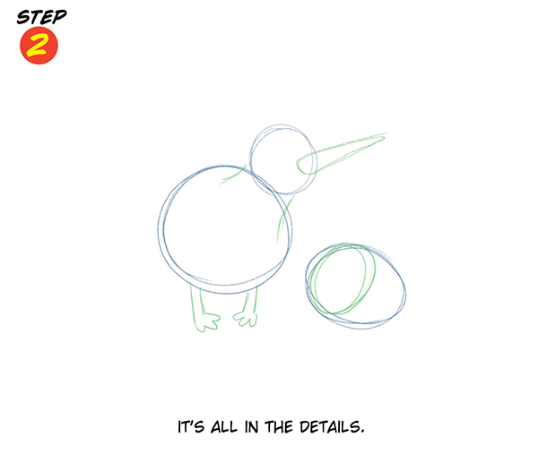 You Can Draw with Katie Cook ... A Hipster Kiwi