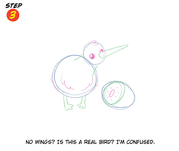 You Can Draw with Katie Cook ... A Hipster Kiwi