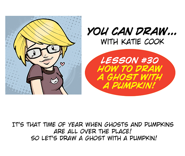Katie Cook's Ghost with a Pumpkin