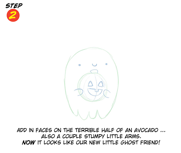 Katie Cook's Ghost with a Pumpkin