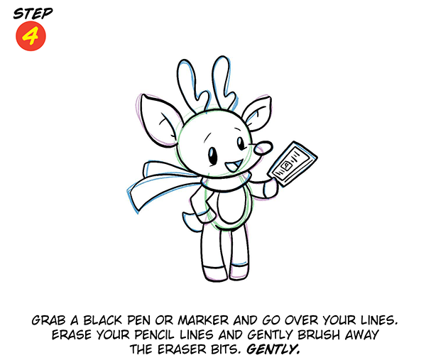 Katie Cook: How to Draw a Modern Rudolph