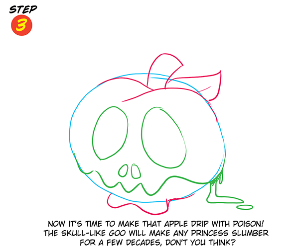 Witch's Poison Apple Step 3