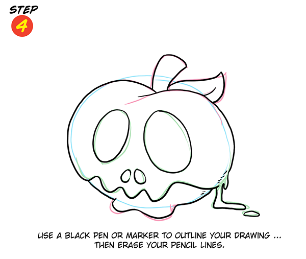 Witch's Poison Apple Step 4