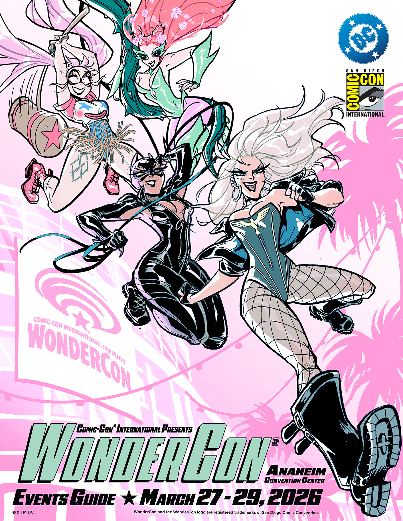 Babs Tarr for the WonderCon 2026 Events Guide Cover Art