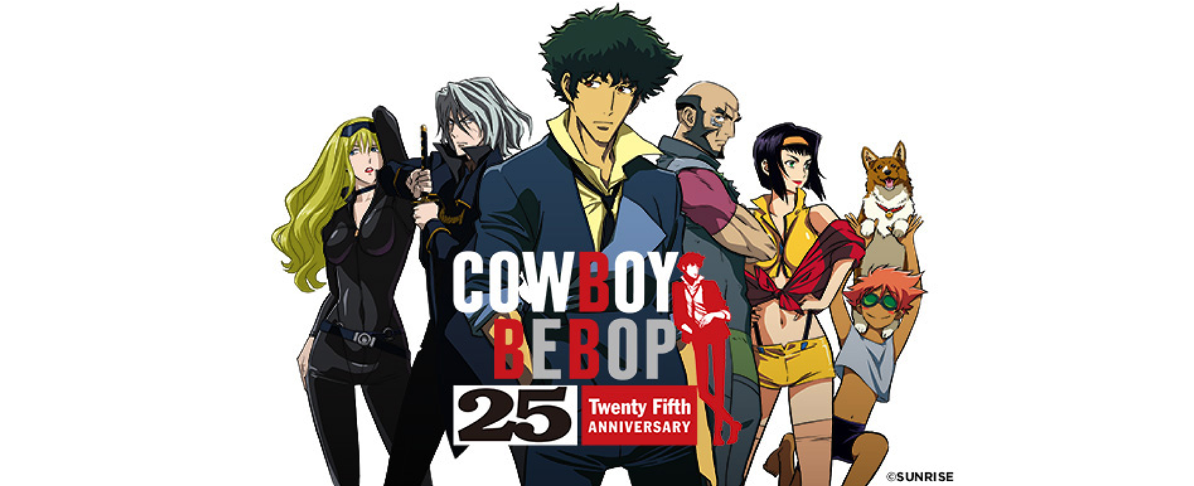 Immagine del 25° anniversario di Cowboy Bebop.