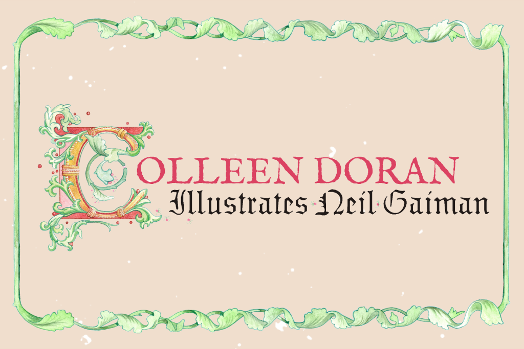 Colleen Doran Illustrates Neil Gaiman title page.