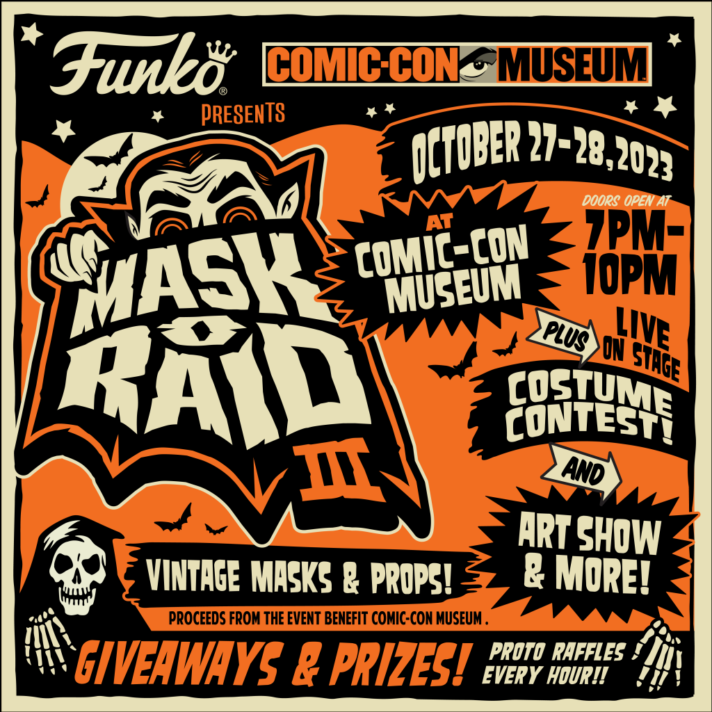FUNKO Mask-O-Raid 3 poster.