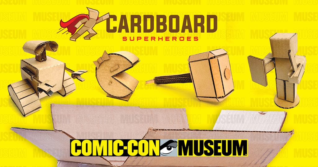 Cardboard Superheros image.
