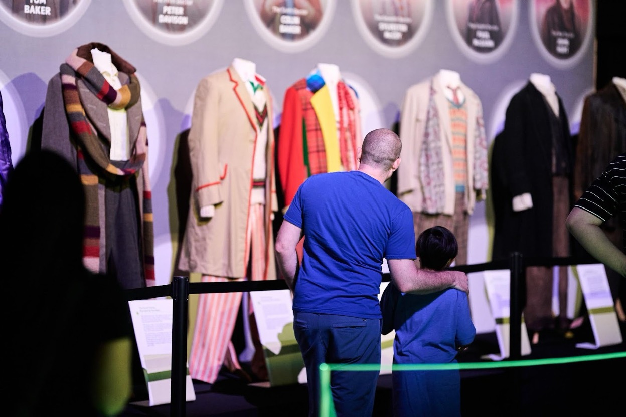 Doctor Who costume exhibit at CCM